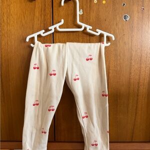 Cherry Print Kids Leggings